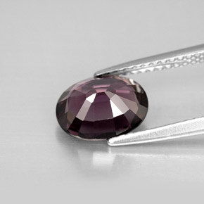 Espinela violeta natural de 2,10 ct, corte óvalo, VVS