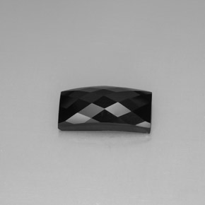 Espinela negro natural de 14,35 ct, baguette, opaco