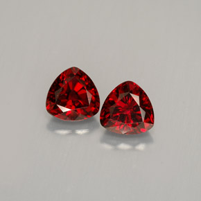 Gemas de espinela rojo natural de  ct, trillón, VS