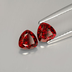 Gemas de espinela rojo natural de  ct, trillón, VS