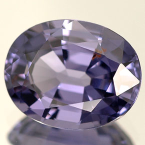 Espinela violeta natural de 2,55 ct, corte óvalo, VVS