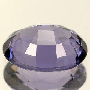 Espinela violeta natural de 2,55 ct, corte óvalo, VVS