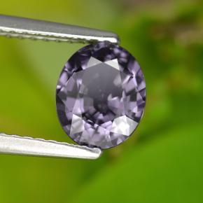 Espinela púrpura natural de 1,21 ct, corte óvalo, VVS-VS