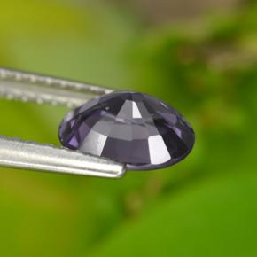Espinela púrpura natural de 1,21 ct, corte óvalo, VVS-VS