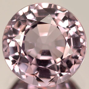 Espinela violeta natural de 2,71 ct, corte redondo, IF