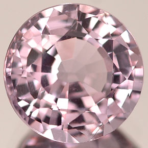 Espinela violeta natural de 2,71 ct, corte redondo, IF
