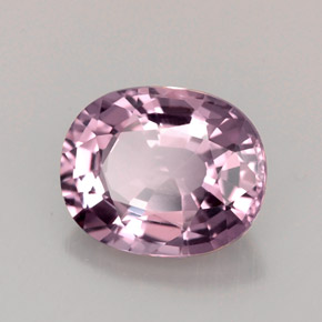 Espinela rosa natural de 2,84 ct, corte óvalo, VVS