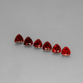 Gemas de espinela rojo natural de  ct, trillón, VS