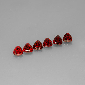 Gemas de espinela rojo natural de  ct, trillón, VS