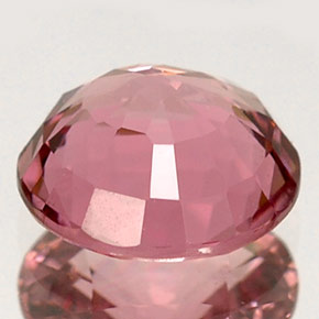 Espinela rosa natural de 1,13 ct, corte redondo, VS