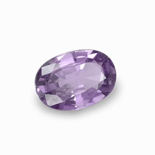 Espinela violeta natural de 0,67 ct, corte óvalo, VVS