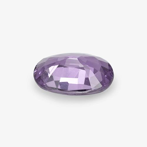 Espinela violeta natural de 0,67 ct, corte óvalo, VVS