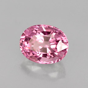 Espinela rosa natural de 1,09 ct, corte óvalo, VVS-VS