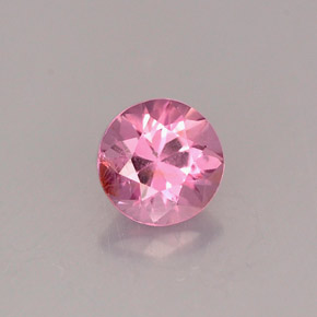 Espinela rosa natural de 0,51 ct, corte redondo, VS-SI