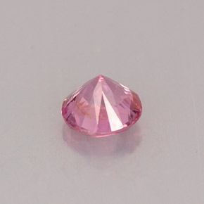 Espinela rosa natural de 0,51 ct, corte redondo, VS-SI