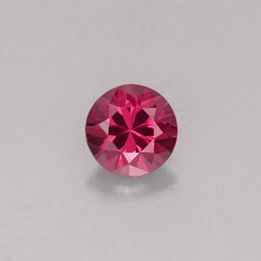 Espinela violeta natural de 0,38 ct, corte redondo, VVS-VS