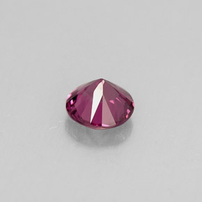 Espinela violeta natural de 0,36 ct, corte redondo, VS