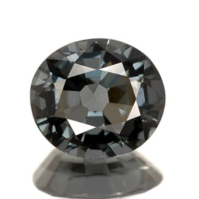 Espinela azul natural de 0,91 ct, corte óvalo, VS
