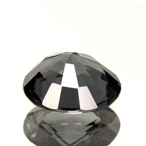 Espinela azul natural de 0,91 ct, corte óvalo, VS