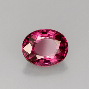 Espinela violeta natural de 1,40 ct, corte óvalo, VS