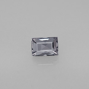 Espinela violeta natural de 0,55 ct, baguette, VS