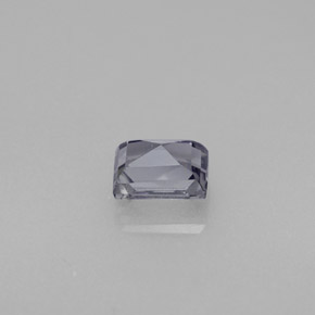 Espinela violeta natural de 0,55 ct, baguette, VS
