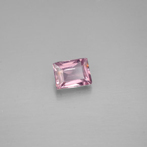 Espinela rosa natural de 0,50 ct, baguette, VS
