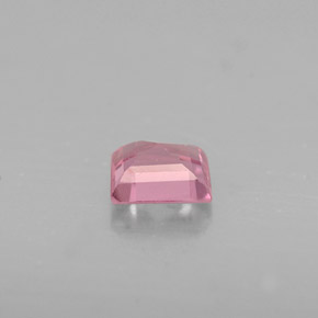 Espinela rosa natural de 0,37 ct, baguette, VVS-VS