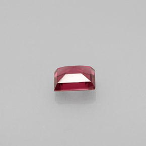 Espinela rojo natural de 0,43 ct, baguette, VS