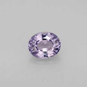 Espinela violeta natural de 0,77 ct, corte óvalo, VS