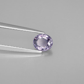 Espinela violeta natural de 0,71 ct, corte óvalo, VS