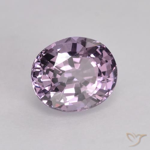 Espinela Púrpura medio natural de 0.78 ct, Ovalada, VVS-VS