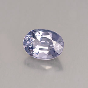 Espinela azul natural de 1,07 ct, corte óvalo, VVS-VS