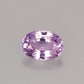 Espinela violeta natural de 1,06 ct, corte óvalo, VVS
