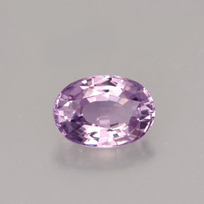 Espinela violeta natural de 1,06 ct, corte óvalo, VVS