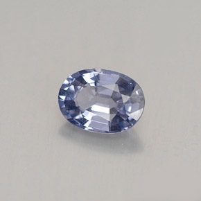 Espinela azul natural de 0,71 ct, corte óvalo, VS