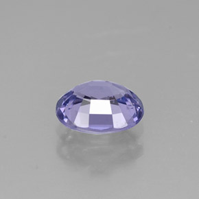 Espinela violeta natural de 0,78 ct, corte óvalo, VS