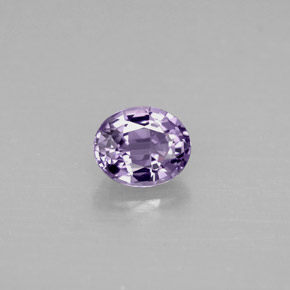 Espinela violeta natural de 0,88 ct, corte óvalo, VVS