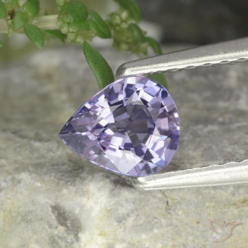0.63ct Natural Violeta rosado espinela, En forma de pera, VVS-VS