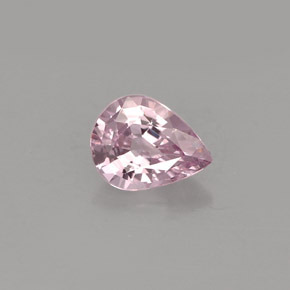 Espinela rosa natural de 0,58 ct, en forma de pera, VVS-VS