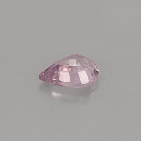 Espinela rosa natural de 0,58 ct, en forma de pera, VVS-VS