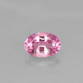Espinela rosa natural de 0,55 ct, corte óvalo, VS