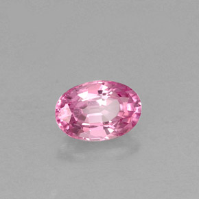 Espinela rosa natural de 0,55 ct, corte óvalo, VS