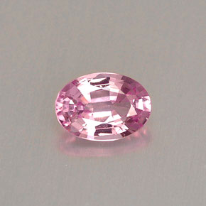 Espinela rosa natural de 0,52 ct, corte óvalo, VVS-VS