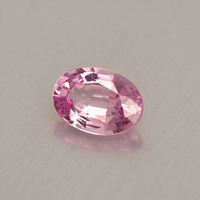 Espinela rosa natural de 0,52 ct, corte óvalo, VVS-VS