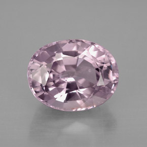 Espinela violeta natural de 4,57 ct, corte óvalo, VS
