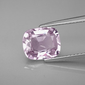 Espinela violeta natural de 2,43 ct, corte cojín, VVS-VS