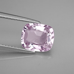 Espinela violeta natural de 2,43 ct, corte cojín, VVS-VS