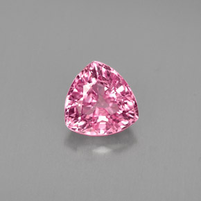 Espinela rosa natural de 0,64 ct, trillón, VS