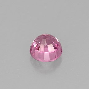 Espinela rosa natural de 0,89 ct, corte redondo, VS